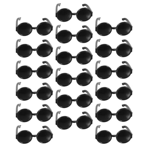 YARNOW 100 Stück Mini Puppen Sonnenbrillen Stylische Puppenaccessoires für Puppenhaus zum Verkleiden und Dekorieren von Puppen Leicht und Bruchsicher Fördert Kreativität und Spielspaß YARNOW 100 Stück Mini Puppen Sonnenbrillen Stylische Puppenaccessoires für Puppenhaus zum Verkleiden und Dekorieren von Puppen Leicht und Bruchsicher Fördert Kreativität und Spielspaß von YARNOW