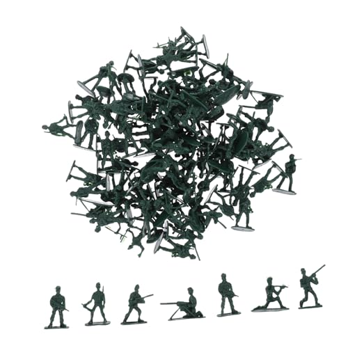 YARNOW 100 Stück Mini Soldaten Figuren Realistische Modelle für Sandtisch Dekoration und Szenen Langlebig für Gartenlayouts und Schulprojekte YARNOW 100 Stück Mini Soldaten Figuren Realistische Modelle für Sandtisch Dekoration und Szenen Langlebig für Gartenlayouts und Schulprojekte von YARNOW