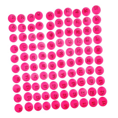 YARNOW 100 Stück Nummerierte Plastik Bingo Lose Raffle Bälle Pingpong Bälle Wiederverwendbar für Party Spiele Gruppenaktivitäten Schule Büro YARNOW 100 Stück Nummerierte Plastik Bingo Lose Raffle Bälle Pingpong Bälle Wiederverwendbar für Party Spiele Gruppenaktivitäten Schule Büro von YARNOW