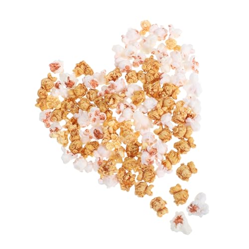 YARNOW 100 Stück Popcorn Requisiten Simuliertes Popcorn für Fotografie und DIY Schmuck und Kreativ für Partys und Dekoration von YARNOW