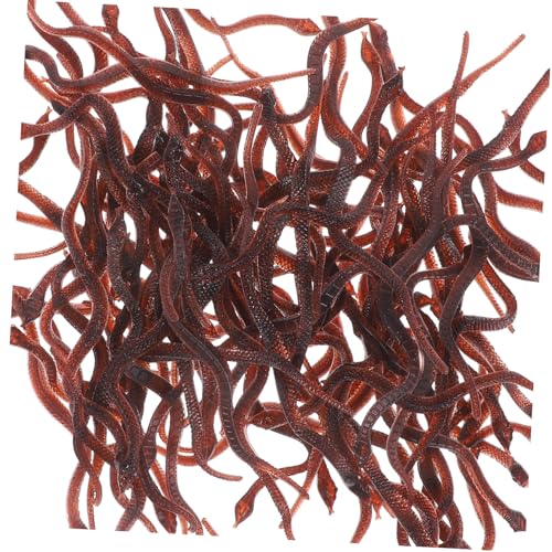 YARNOW 100 Stück Realistische Fake Schlangen Figuren aus Lifelike Simulation für Halloween Dekoration und Requisiten YARNOW 100 Stück Realistische Fake Schlangen Figuren aus Lifelike Simulation für Halloween Dekoration und Requisiten von YARNOW