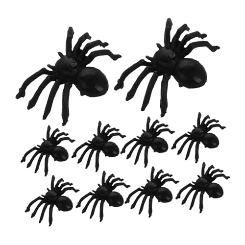 YARNOW 100 Stück Realistische Schwarze Plastikspinnen Halloween Dekorationen für Partys Mini Spinnen für Gruselige für Halloween Feierlichkeiten und Festlichkeiten YARNOW 100 Stück Realistische Schwarze Plastikspinnen Halloween Dekorationen für Partys Mini Spinnen für Gruselige für Halloween Feierlichkeiten und Festlichkeiten von YARNOW