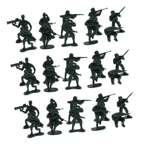 YARNOW 100 Stück Soldatenmodelle Soldatenspielzeugzubehör Soldaten Actionfiguren Armee Für Jungen Kleine Soldatenfiguren Armeespiele Armeekram Spielzeugsoldaten Grüner von YARNOW