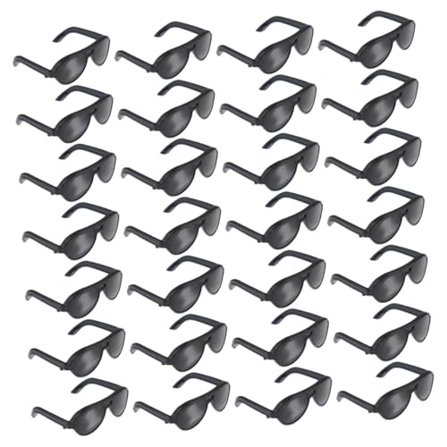 YARNOW 100 Stück Sonnenbrillenspielzeug Miniatur Puppe Gläser Mädchen Kindersonnenbrille Jungen Trendige Sonnenbrille Kostüm Mini-sonnenbrille Pvc Schwarz YARNOW 100 Stück Sonnenbrillenspielzeug Miniatur Puppe Gläser Mädchen Kindersonnenbrille Jungen Trendige Sonnenbrille Kostüm Mini-sonnenbrille Pvc Schwarz von YARNOW