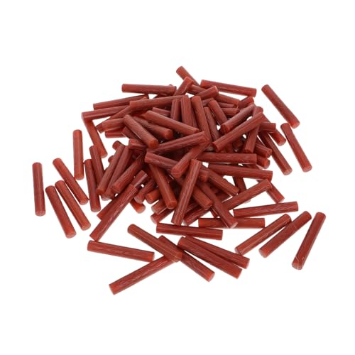 YARNOW 100 Stück Stockmodell Mini-Feuerholz Miniaturfeuer Weihnachts-DIY-Birkenstämme Weihnachtsdekoration Holzspäne Mini -Harz -Lagerfeuerfeuere pp Light Brown von YARNOW