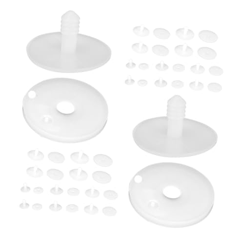 YARNOW 100 Stück Teiliges DIY Puppengelenk aus Flexiblem Kunststoff Bewegliche Steckgelenke für Kuscheltiere und Handgefertigte Puppen Vielseitige Verbindungselemente für Bastelprojekte von YARNOW