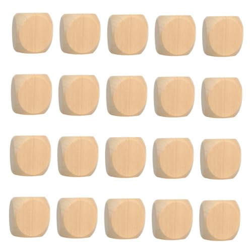 YARNOW 100 Stück Unbemalte Seitige Würfel mit Abgerundeten Kanten für DIY Brettspiele Bastelprojekte und Partybedarf YARNOW 100 Stück Unbemalte Seitige Würfel mit Abgerundeten Kanten für DIY Brettspiele Bastelprojekte und Partybedarf von YARNOW