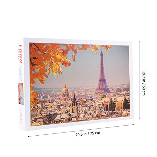 YARNOW 1000 Stück Puzzle Teile Farbige Papierpuzzle für Erwachsene Kreatives Lernspielzeug Fördert Konzentration und Stressabbau Familienaktivitäten YARNOW 1000 Stück Puzzle Teile Farbige Papierpuzzle für Erwachsene Kreatives Lernspielzeug Fördert Konzentration und Stressabbau Familienaktivitäten von YARNOW