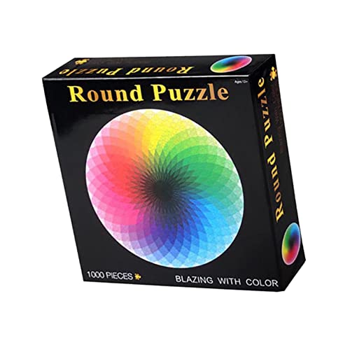 YARNOW 1000 Stück Teile Rundes Puzzle Farbenfrohes Lernspielzeug für Erwachsene und Präzise Schnitte Langlebige Materialien für Kreative Freizeitgestaltung und Gemeinsames YARNOW 1000 Stück Teile Rundes Puzzle Farbenfrohes Lernspielzeug für Erwachsene und Präzise Schnitte Langlebige Materialien für Kreative Freizeitgestaltung und Gemeinsames von YARNOW