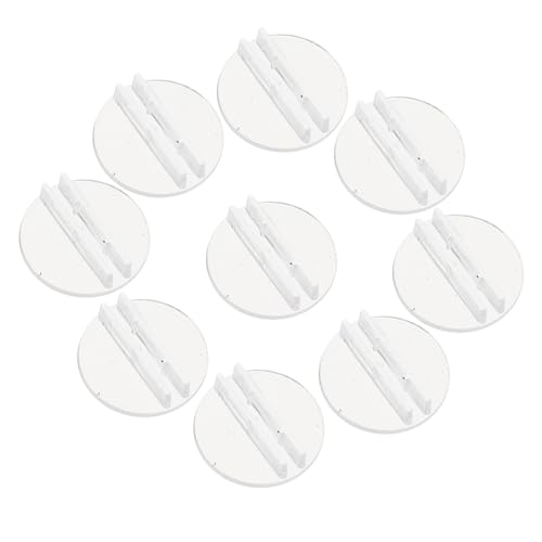 YARNOW 100Stücke Kartenständer Transparente Kunststoff Kartenhalter Für Spielkarten Visitenkarten Und Sammelkarten Stabil Einfach Zu Verwenden Und Platzsparend von YARNOW