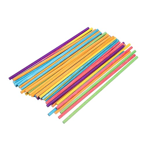 YARNOW 100Stücke Kreative Musik Sticks für Rhythmus Instrumente für Erlernen von Rhythmus und Musikgefühl Glatte Oberfläche Perfektes von YARNOW