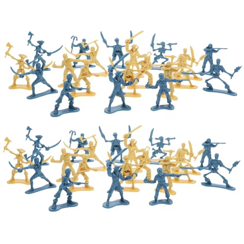 YARNOW 100Stücke Piraten Soldaten Modelle Miniatur Spielfiguren für Sandkasten Piratenspiel Tragbar für Halloween Cosplay Deko Langlebig Realistische Miniaturszenen YARNOW 100Stücke Piraten Soldaten Modelle Miniatur Spielfiguren für Sandkasten Piratenspiel Tragbar für Halloween Cosplay Deko Langlebig Realistische Miniaturszenen von YARNOW