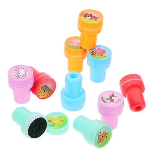 YARNOW 10Stücke Bauernhoftier Stempelset für Selbstfärbend für Klassenzimmerbelohnungen Partygeschenke und Kreative Aktivitäten Fördert Lernen und Spaß YARNOW 10Stücke Bauernhoftier Stempelset für Selbstfärbend für Klassenzimmerbelohnungen Partygeschenke und Kreative Aktivitäten Fördert Lernen und Spaß von YARNOW