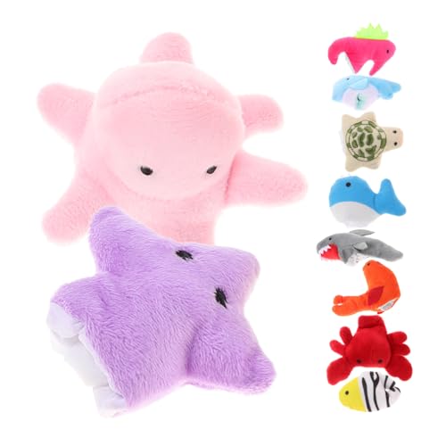 YARNOW 10Stücke Fingerpuppen aus Teiliges Cartoon Tier Handspielzeug für Fördert Interaktives Geschichtenerzählen und Bindung zwischen Eltern und Weiche Materialien von YARNOW