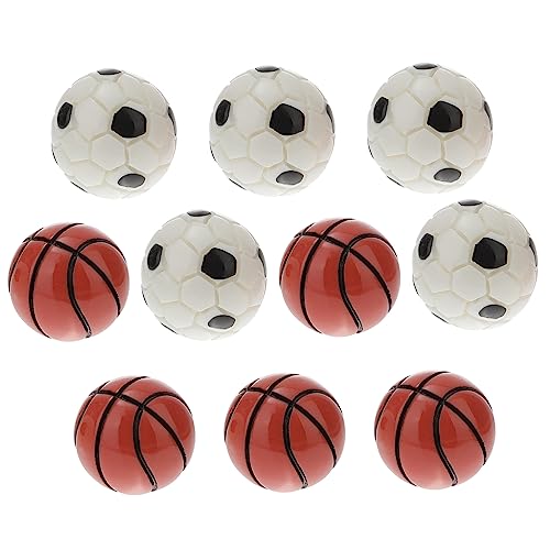 YARNOW 10Stücke Fußball Basketball Set Teiliges DIY Zubehör Für Häuser Realistische Dekoration Für Outdoor Szenen Lebensechte Details Verarbeitung YARNOW 10Stücke Fußball Basketball Set Teiliges DIY Zubehör Für Häuser Realistische Dekoration Für Outdoor Szenen Lebensechte Details Verarbeitung von YARNOW