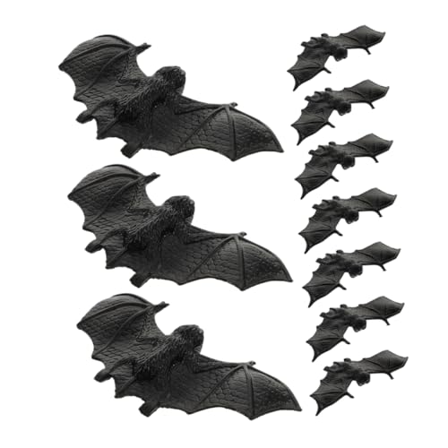 YARNOW 10Stücke Halloween Fledermäuse aus Realistische Deko für DIY Spukhaus Dekoration Streich Requisiten für Grusel Events und Partys YARNOW 10Stücke Halloween Fledermäuse aus Realistische Deko für DIY Spukhaus Dekoration Streich Requisiten für Grusel Events und Partys von YARNOW