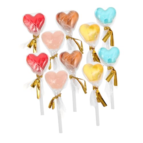YARNOW 10stücke Herz Lutscher Miniatur-Lebensmittel Aus Harz Für Puppenhäuser Winzige Lebensmittelmodelle Für Puppenhausdekoration DIY-spielzeugzubehör Herzförmige Lutscher Mini- YARNOW 10stücke Herz Lutscher Miniatur-Lebensmittel Aus Harz Für Puppenhäuser Winzige Lebensmittelmodelle Für Puppenhausdekoration DIY-spielzeugzubehör Herzförmige Lutscher Mini- von YARNOW