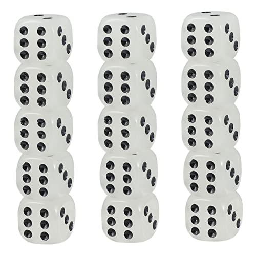 YARNOW 10Stücke Leuchtendes Würfelspielzeug Kreative Party Für Unterhaltsame Spieleabende Sicher Und Langlebig Für Feierlichkeiten Und Spieleabende von YARNOW