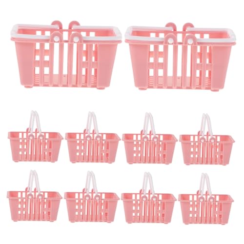 YARNOW 10Stücke Mini Einkaufskörbe für Puppenhäuser Teiliges aus Niedlichen Handkörben Perfektes Zubehör für Spielzeugdekoration und Kreative Rollenspiele Zartem YARNOW 10Stücke Mini Einkaufskörbe für Puppenhäuser Teiliges aus Niedlichen Handkörben Perfektes Zubehör für Spielzeugdekoration und Kreative Rollenspiele Zartem von YARNOW