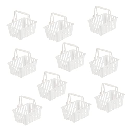 YARNOW 10Stücke Mini Süßigkeitenkörbe Plastikkorb Für Simulation Einkaufskörbe Puppenzubehör Für Kreatives Sicher Und Langlebig YARNOW 10Stücke Mini Süßigkeitenkörbe Plastikkorb Für Simulation Einkaufskörbe Puppenzubehör Für Kreatives Sicher Und Langlebig von YARNOW