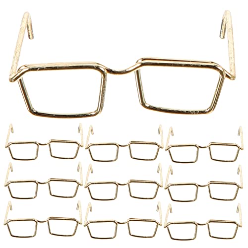 YARNOW 10Stücke Puppenbrillenrahmen ohne Objektiv Dekorative für Puppen Accessoires für Puppenoutfits für und Kreative Bastelprojekte YARNOW 10Stücke Puppenbrillenrahmen ohne Objektiv Dekorative für Puppen Accessoires für Puppenoutfits für und Kreative Bastelprojekte von YARNOW