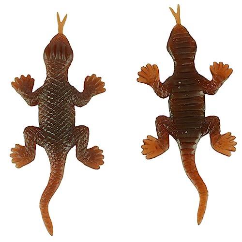 YARNOW 10Stücke Realistisches Gecko Gruselige Streichtiere Für Halloween Und Aprilscherze Täuschend Echte Simulation Und Geruchlos von YARNOW