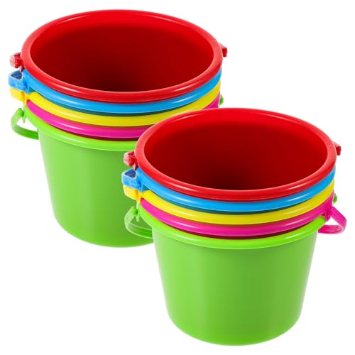 YARNOW 10Stücke Strand Eimer Kindergarten Eimerspielzeug für Wassereimer Zufälligen Farben für Sandspiele und Strandabenteuer YARNOW 10Stücke Strand Eimer Kindergarten Eimerspielzeug für Wassereimer Zufälligen Farben für Sandspiele und Strandabenteuer von YARNOW