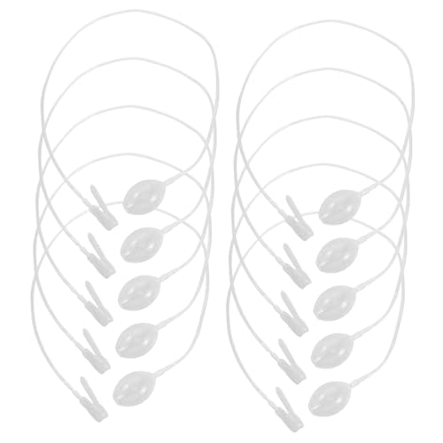 YARNOW 10Stücke Teiliges Beweglicher Ohrenmützen Zubehör für Transparente für Animierte Hasenohren Hüte für Halloween und Kostümpartys von YARNOW