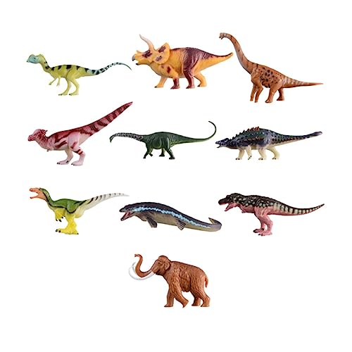 YARNOW 10Stücke Teiliges Dinosaurier Spielzeugset für Realistische Kognitive Dino Figuren für Kreatives und Lernen für Vorschulkinder und Kleine von YARNOW