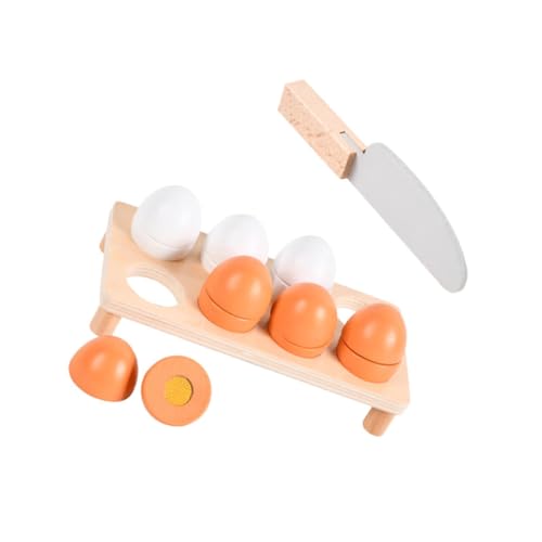 YARNOW 10Stücke Teiliges Holzspielzeug Set mit Simulationseiern für Kinderküche Schneidspielzeug für Kreative Rollenspiele Bunten Farben für Familienspiele und Frühkindliche YARNOW 10Stücke Teiliges Holzspielzeug Set mit Simulationseiern für Kinderküche Schneidspielzeug für Kreative Rollenspiele Bunten Farben für Familienspiele und Frühkindliche von YARNOW