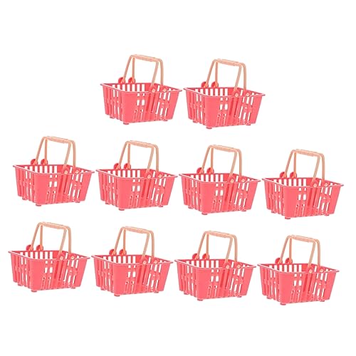 YARNOW 10Stücke Teiliges Mini Tote Körbe für Puppenhaus Handgefertigte Spielzeugkörbe für Dekorieren von Puppen Sicher Scharfe Kanten YARNOW 10Stücke Teiliges Mini Tote Körbe für Puppenhaus Handgefertigte Spielzeugkörbe für Dekorieren von Puppen Sicher Scharfe Kanten von YARNOW