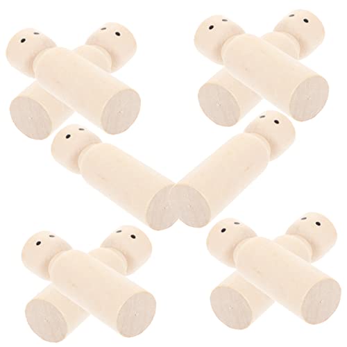 YARNOW 10Stücke Unvollendete Holzfiguren zum Bemalen DIY Graffiti Puppen Holzstiftpuppen für Kreative Bastelprojekte und Kinderaktivitäten YARNOW 10Stücke Unvollendete Holzfiguren zum Bemalen DIY Graffiti Puppen Holzstiftpuppen für Kreative Bastelprojekte und Kinderaktivitäten von YARNOW