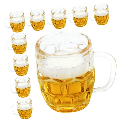 YARNOW 10Stücke Winzige Harzbierbecher Foto Requisiten Für Mikrolandschaften Und Puppenhaus Dekoration Realistische Bier Tassen Für Kreative Szenen Und Sammlungen YARNOW 10Stücke Winzige Harzbierbecher Foto Requisiten Für Mikrolandschaften Und Puppenhaus Dekoration Realistische Bier Tassen Für Kreative Szenen Und Sammlungen von YARNOW