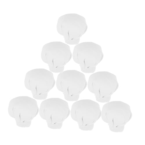 YARNOW 10pcs Süßer Mini -küchenchef Hut Für Puppen -DIY -Kleidung Hut Für Das Handwerk Und Puppenhaus Mini Kochkoch Für Miniaturszenen Und Kreative Projekte von YARNOW