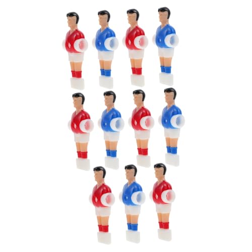 YARNOW 11 Stück Fußballmaschine-Puppe Tisch Teil eines Fußballspiels Fußballspieler Foosball Kickerspieler Ersatz Kickerbälle Männer Kicker Männer Spieler Kicker-Ersatzspieler Plastik von YARNOW