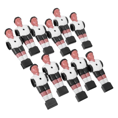 YARNOW 11 Stück Teiliges Tischfußball Figuren aus Robustem Kunststoff Stabile Fußball Figuren mit Dickem Überzug für Realistische Spielkontrolle Komplett für Familienspiele und Turniere von YARNOW