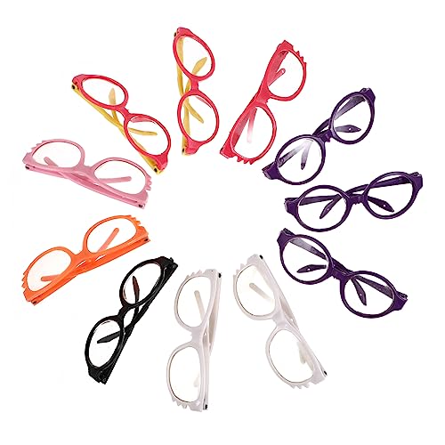 YARNOW 11Stücke Teiliges Puppenzubehör Kompakte Plastikpuppenbrille für Kreative Verkleidung und Rollenspiele Sicheres und Geruchfreies für Leicht für YARNOW 11Stücke Teiliges Puppenzubehör Kompakte Plastikpuppenbrille für Kreative Verkleidung und Rollenspiele Sicheres und Geruchfreies für Leicht für von YARNOW