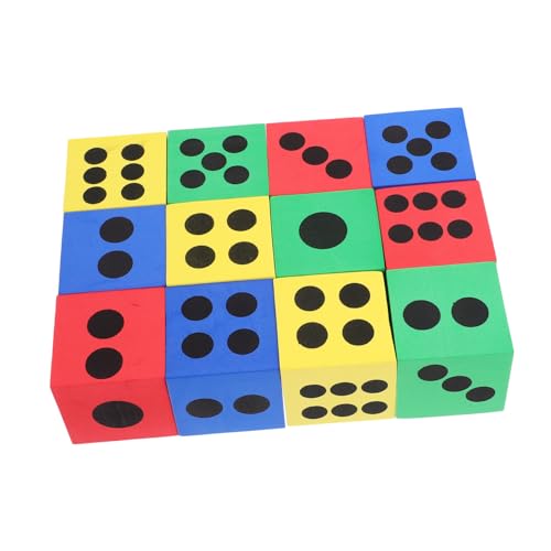 YARNOW 12 Große Würfel Schaumstoffwürfel Für Tombola Partys Spielzubehör Dekoration Spielwürfel Werkzeug Würfelspiel Extra Große Schaumstoffwürfel Klassenwürfel Mehrseitiges YARNOW 12 Große Würfel Schaumstoffwürfel Für Tombola Partys Spielzubehör Dekoration Spielwürfel Werkzeug Würfelspiel Extra Große Schaumstoffwürfel Klassenwürfel Mehrseitiges von YARNOW
