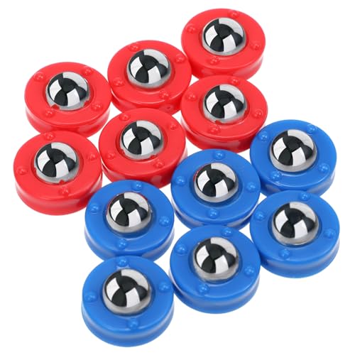 YARNOW 12 Stück Brettspielzubehör Fußball Maschine Ersatz Gleitkugeln tischfussballtisch Foosball Table Soccer Tischspiel rollende Perlen Brettspiel rollende Perlen Eisen von YARNOW