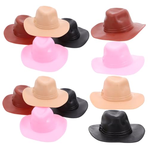 YARNOW 12 Stück Cowboyhutspielzeug Miniaturhüte Kleine Hüte zum Selbermachen Puppenhüte entzückende hüte kleine Hüte für Kuchendekor kleine hüte Mini-Cowboyhut zum Basteln Plastik YARNOW 12 Stück Cowboyhutspielzeug Miniaturhüte Kleine Hüte zum Selbermachen Puppenhüte entzückende hüte kleine Hüte für Kuchendekor kleine hüte Mini-Cowboyhut zum Basteln Plastik von YARNOW