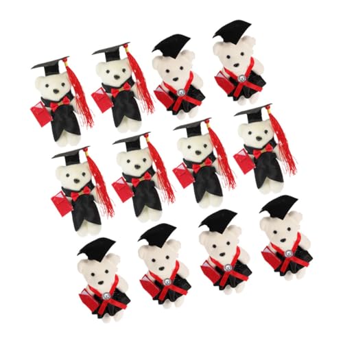 YARNOW 12 Stück Dr. Bärenpuppe Abschluss-stofftier Abschlussbärenklasse Von 2024 Kleiner Abschlussbär Plüsch Für Multipack Ausgestopft Tragen Party-abschlussbär Cartoon-bär-Puppe Vlies YARNOW 12 Stück Dr. Bärenpuppe Abschluss-stofftier Abschlussbärenklasse Von 2024 Kleiner Abschlussbär Plüsch Für Multipack Ausgestopft Tragen Party-abschlussbär Cartoon-bär-Puppe Vlies von YARNOW