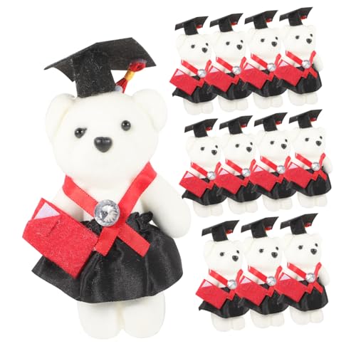 YARNOW 12 Stück Dr. Bärenpuppe Plüsch tragen Herzlichen Glückwunsch Grad Toy Abschluss Stofftiere High-School-Abschlussbär Tier der Abschlusssaison Abschlussbär gestopft Polyester YARNOW 12 Stück Dr. Bärenpuppe Plüsch tragen Herzlichen Glückwunsch Grad Toy Abschluss Stofftiere High-School-Abschlussbär Tier der Abschlusssaison Abschlussbär gestopft Polyester von YARNOW