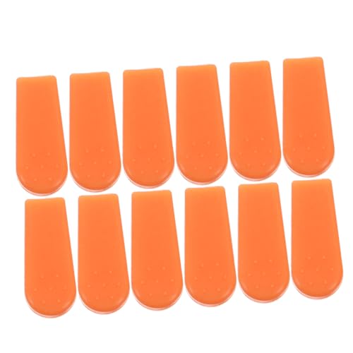YARNOW 12 Stück Game Console Claw Cover Verkaufsautomaten Gummikrallenmaschine Mini-Verkaufsautomat Spielzeugautomat winzige Klauenmaschine Kinderkrallenmaschine Plastik Orange von YARNOW