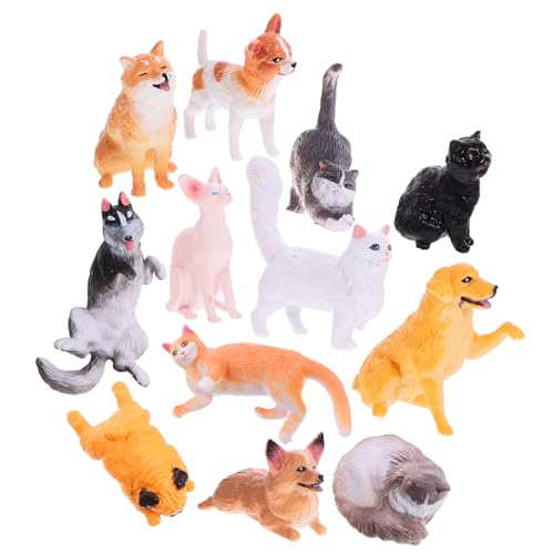 YARNOW 12 Stück Katzen und Figuren Teilig Realistische Tierornamente für Dekoration und Lernspielzeug für und Partys YARNOW 12 Stück Katzen und Figuren Teilig Realistische Tierornamente für Dekoration und Lernspielzeug für und Partys von YARNOW