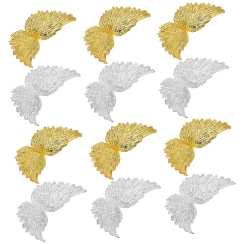 YARNOW 12 Stück Kreative Mini-Flügel-Dekoration Engelsflügelverzierungen Engelsflügel zum Basteln Engelsflügel Tortenaufleger Engelsflügel basteln Plastik YARNOW 12 Stück Kreative Mini-Flügel-Dekoration Engelsflügelverzierungen Engelsflügel zum Basteln Engelsflügel Tortenaufleger Engelsflügel basteln Plastik von YARNOW