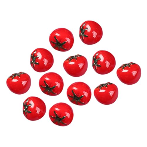 YARNOW 12stücke Mini Künstliche Tomaten Simulation Obst Modell Fotografie Requisiten Für Puppenhaus Küche Display von YARNOW