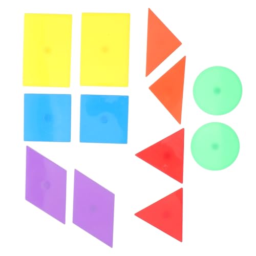 YARNOW 12 Stück Magnetische Geometrieunterrichtshilfen Lernspielzeug Aus Holz Zur Farbklassifizierung Tangram- Mathe-musterblöcke Holzspielzeug Kinderspiele Plastik YARNOW 12 Stück Magnetische Geometrieunterrichtshilfen Lernspielzeug Aus Holz Zur Farbklassifizierung Tangram- Mathe-musterblöcke Holzspielzeug Kinderspiele Plastik von YARNOW