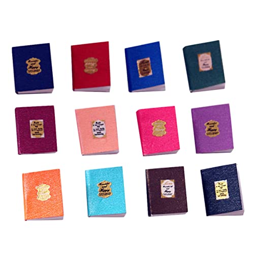 YARNOW 12 Stück Puppenhausbuchzubehör Alte Bücher Ornamente Kleines Hauszubehör Kleine Puppenstubenbücher Süßes Notizbuch Bastelt Miniatur-bücherdekorationen Papier YARNOW 12 Stück Puppenhausbuchzubehör Alte Bücher Ornamente Kleines Hauszubehör Kleine Puppenstubenbücher Süßes Notizbuch Bastelt Miniatur-bücherdekorationen Papier von YARNOW