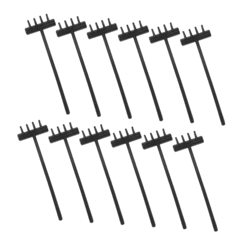 YARNOW 12 Stück Sandscheibe Harrow Set Rasenmäher für Gartenschaufeln zum Pflanzen Kleine Gartenwerkzeuge für den Strand Schaufeln zum Graben im Garten Plastik Schwarz YARNOW 12 Stück Sandscheibe Harrow Set Rasenmäher für Gartenschaufeln zum Pflanzen Kleine Gartenwerkzeuge für den Strand Schaufeln zum Graben im Garten Plastik Schwarz von YARNOW