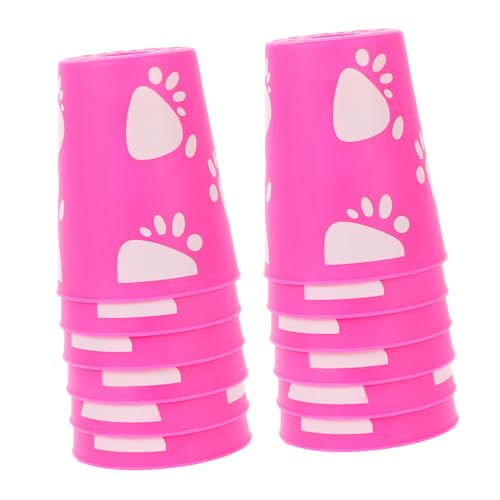 YARNOW 12 Stück Schneller Stapel Stapelspiel Stack-cup-spiel Stapelbecher Stapelbare Becher Für Schnelligkeitstraining Gestapelte Tassenspielzeuge Stapelbare Tassen Rosig Plastik YARNOW 12 Stück Schneller Stapel Stapelspiel Stack-cup-spiel Stapelbecher Stapelbare Becher Für Schnelligkeitstraining Gestapelte Tassenspielzeuge Stapelbare Tassen Rosig Plastik von YARNOW